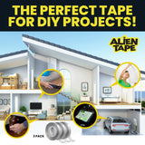 ALIEN TAPE Double Sided Tape Heavy Duty, Nano Tape, Double Sided Mounting Tape, Heavy Duty Double Sided Tape for Walls, Wall Tape, Clear Adhesive Tape for Poster Photo Wall Décor As Seen on TV 10 Feet