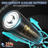 POWEROWL High Capacity Alkaline AA Batteries 100 Pack, 1.5v Long Lasting Double A Battery, 10-Year Shelf Life