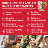 Velvet Antler, 100% Pure with No Additives, Freeze-Dried, Finely Grinded, Non-GMO, Made in Canada
