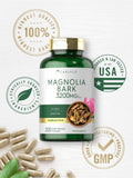 Carlyle Magnolia Bark 3200 mg | 200 Powder Capsules | Herbal Extract Supplement | Non-GMO, Gluten Free