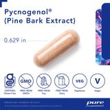 Pure Encapsulations Pycnogenol (Pine Bark Extract) 50 mg | Hypoallergenic Supplement to Support Cognitive Function and Cardiovascular Health | 60 Capsules