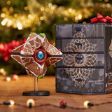 CC Countdown Characters by Numskull 2024 Destiny Gingerbread Ghost Shell Figure - Official Destiny Merchandise - Buildable Advent Calendar Statue