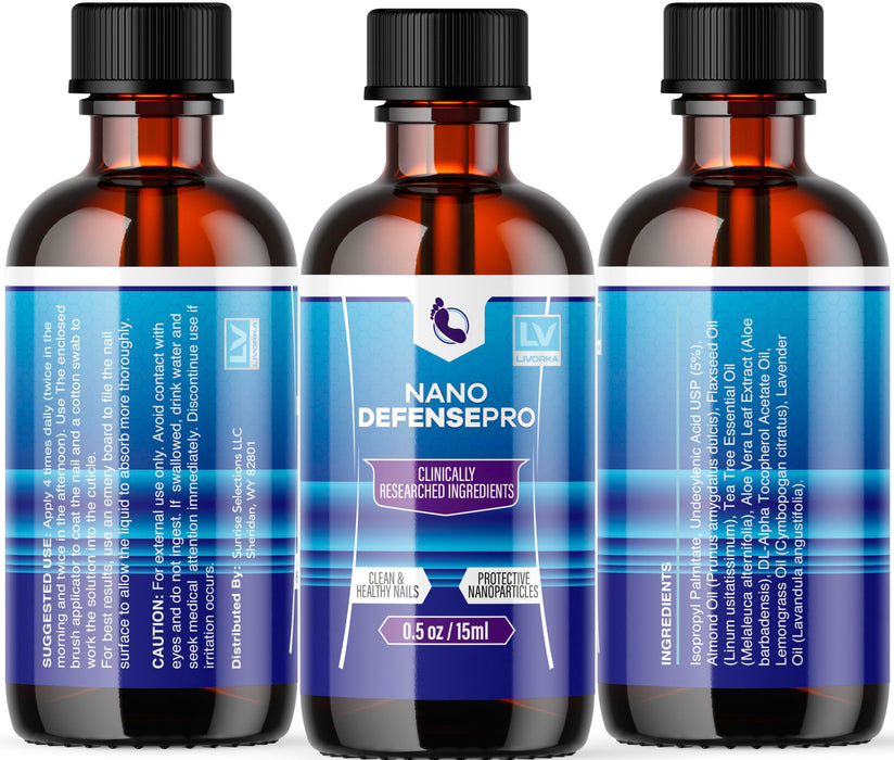 (2 Pack) Nano Defense Pro, Nano Defense Pro Drops, Nano Defense Pro Liquid, Nanodefense Pro Liquid, Nanodefensepro Solution, Nano Defense Pro, Nanodefensepro, 2 Bottles for 60 Days