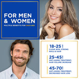 Plant-Based Collagen Booster - Vegan Collagen Supplements for Women and Men Smooth Wrinkles, Strengthen Skin, Hair, Nails, and Joints - 2-Pack - 60 Non-GMO, Gluten-Free Vegetarian Collagen Pills