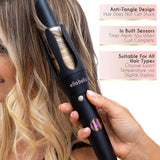 ELLA BELLA® Automatic Rotating Curling Iron • Auto Hair Curlers • Easy to Use • Digital Display to Accurately Control Temperature • Transform Your Look in Seconds • for Medium to Long Hair Lengths