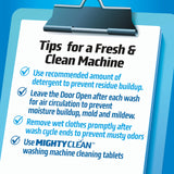 Washing Machine Cleaner Tablets 24 Pack - 1 Year Supply Washer Machine Cleaner Tablets, Septic Safe Washing Machine Cleaning Tablets, Washer Cleaner Tablets, Works with All Washers Including HE