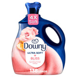 Downy Ultra Soft Fabric Softener Liquid, Bliss, Sparkling Amber and Rose, 93 fl oz, 138 Loads