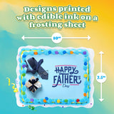 Custom Edible Prints on Cake: Create Your Special Event with Custom Edible Image Toppers - Upload Photos for Unique, Stylish Designs on Rectangular, Round Cakes Designs - 7.5" x 10" Rectangular