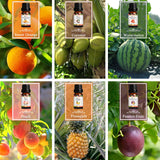 SALKING Fruity Essential Oils Set, 12 x 10ML Diffuser Fragrance Oils Essential Oil Gift Set for Candle & Soap Making - Cranberry, Mango, Lime, Sweet Orange, Peach, Grapefruit, Pineapple,Strawberry