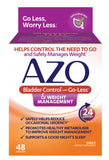 AZO Bladder Control with Go-Less® & Weight Management Dietary Supplement & Dual Protection | Urinary + Vaginal Support*