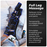 REATHLETE Leg Massager - Full Leg Massager for Circulation and Pain Relief, 4 Modes of Massage | Thigh, Calf, Foot Massager | Air Compression Leg Massager