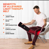 Lifepro Red Light Therapy Belt - Near Infrared Light Therapy & Red Light Therapy for Body, Relaxing Muscle, Inflammation, Improve Circulation - Infrared Therapy or Infrared Light Therapy Device