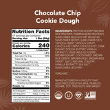 ALOHA Organic Plant Based Protein Bars - Chocolate Chip Cookie Dough - 12 Count, 1.9oz Bars - Vegan Snacks, Low Sugar, Gluten-Free, Low Carb, Paleo, Non-GMO, Stevia-Free, No Sugar Alcohols