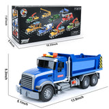 Dwi Dowellin Toddler Trucks Toys for Boys Age 3-5,Big Dump Truck with Lights and Sounds,Kids Boy Toys Christmas Birthday Gift Car