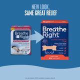 Breathe Right Nasal Strips, Extra Strength, Tan Nasal Strips, Help Stop Snoring, Drug-Free Snoring Solution & Instant Nasal Congestion Relief Caused by Colds & Allergies, 44Ct (Packaging My Vary)