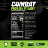 MusclePharm Combat Protein Powder, Chocolate Milk Flavor, Fuels Muscles for Productive Workouts, 5 Protein Sources Including Whey Protein Isolate & Egg Albumin, Gluten Free, 4 lb, 52 Servings