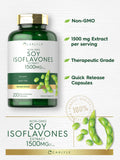 Carlyle Soy Isoflavones for Women and Men 1500mg | 200 Capsules | Non-GMO, Gluten Free Extract Supplement