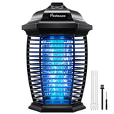 Pesteaze 4600V Instant Killing Bug Zapper Outdoor Waterproof, 10ft Power Cord, 20W Electric Insect, Fly & Mosquito Zapper Killer with (1) Extra Replacement Bulb, Weatherproof ABS Plastic Shell