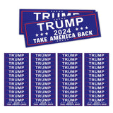 50pcs Trump Stickers, 9x3 Inch Self-Adhesive Trump Decals Waterproof Trump 2024 Take America Back Stickers Presidential Campaign Stickers Trump Bumper Sticker for Cars Windows Laptop