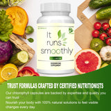 It Runs Natural Deodorant Supplement, Body Pills for Body Odor, Body Deodorizing Supplement, Body Chlorophyll Capsules for Body Odor Control, Digestion Support