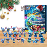 2024 Cute Cartoon Advent Calendar, 24 Days of Advent Calendar, Mini figures Christmas Countdown Calendar, 24PCS Cute Cartoon Minifigures Doll Xmas Vacation Stocking Stuffer Gifts