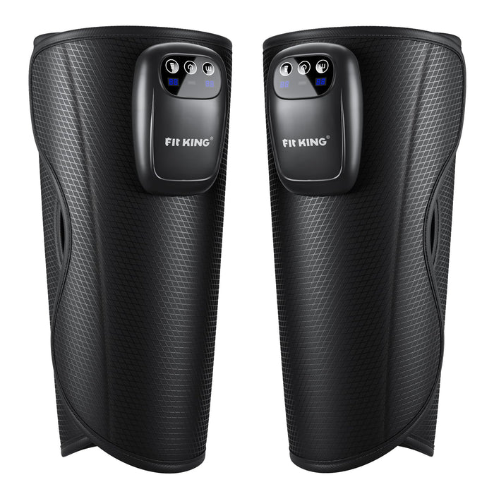 FIT KING Upgraded Cordless Calf Massager for Circulation, Rechargeable Leg Massager for Pain Relief, Relax & Fast Recovery, 3 Modes Intensities, Portable Gift for Mom Dad, Athlete - FSA HSA Eligible