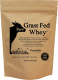 RAW ORGANIC WHEY - Happy Healthy Cows, COLD PROCESSED Undenatured 100% Grass Fed Whey Protein Powder, GMO-Free + rBGH Free + Soy Free + Gluten Free + No Added Sugar, Unflavored, Unsweetened (12 OZ)