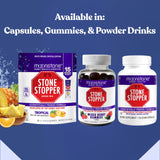Moonstone Kidney Stone Stopper Drink Mix Tropical Flavor, Outperforms Chanca Piedra & Kidney Support Supplements, Developed by Urologists to Prevent Kidney Stones and Improve Hydration, 30 Day Supply