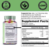Yuve Prebiotic Fiber Gummies - Delicious - 3g Soluble Fiber Supplement - Supports Digestive Health & Regularity - Vegan & Gluten-Free Fiber Gummies for Adults & Kids - Non-GMO & Low Sugar - 60 Count