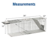 Havahart 1045SR Large 2-Door Humane Catch and Release Live Animal Trap for Armadillos, Beavers, Bobcats, Small Dogs, Cats, Foxes, Groundhogs, Nutria, Opossums, Raccoons, and Similar-Sized Animals