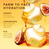 Farmacy Honey Halo Ceramide Face Moisturizer Cream - Hydrating Facial Lotion for Dry Skin (1.7 Ounce)