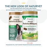 NaturVet – Advanced Probiotics & Enzymes - Plus Vet Strength PB6 Probiotic – Supports and Balances Pets with Sensitive Stomachs & Digestive Issues – for Dogs & Cats 240 ct