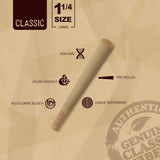 RAW Classic 1-1/4 Pre-Rolled Cones | 50 Pack and Cone Loader | Bundle