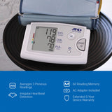 A&D Medical Premium Extra Large Cuff Upper Arm Blood Pressure Monitor (42-60 cm / 16.5-23.6" Range), Home BP Monitor, One Click Operation, Easy to Read Precise Illuminated Readings