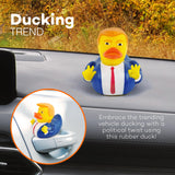 Large Donald Trump Rubber Duck - 3.15" Trump Rubber Duck , 1 Piece - Great for Jeep Ducking, Trump 2024 Gifts, Bath Tub Toys by 4E's Novelty