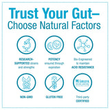 Natural Factors, TravelBiotic, Supports Colon and Immune Health, Shelf Stable Probiotic Supplement, 10 Billion CFU, Vegan, 60 Capsules (60 servings)