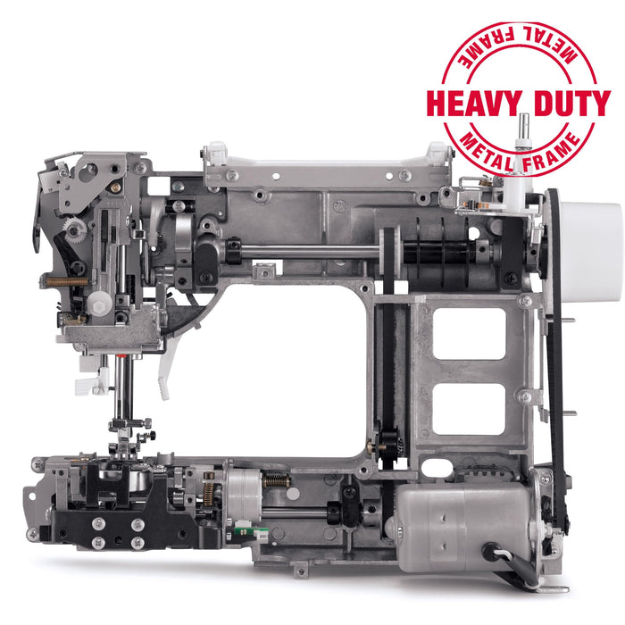 SINGER® Heavy Duty 4452 (Grey) High Speed Sewing Machine + Accessories | 32 Built-In Stitches Deliver 110 Stitch Applications | 50% More Power for Thick Fabrics, 1100 Stitches/Min, 1-Step Buttonhole