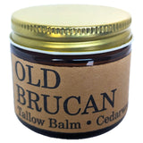 Old Brucan: Grass-fed Beef Tallow Balm | Handmade Natural Lotion | Unscented or Scented | 2 fl oz (Cedarwood)