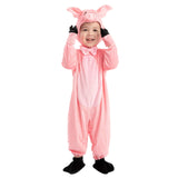 Spooktacular Creations Halloween Baby Piggy Costume with Pink BowTie for Infants, Kids Unisex Halloween Trick or Treat Dress up, Animal Themed Party (3T (3-4 yrs))