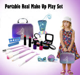 Kids Makeup Set for Girls - Non Toxic Washable Mermaid Makeup, Toys for Girls 5-7, 8-12， Mermaid Toys for Girls, Real Make Up for Little Girl，Party Gifts for Halloween Christmas Birthday