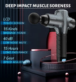 DACORM Massage Gun, Muscle Massage Gun Deep Tissue for Athletes, Portable Percussion Massager for Pain Relief - with 15 Massage Heads, Carbon
