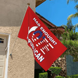 3x5 Had Enough Vote Republican Flag Trump 2024 Flag Double-sided red flag Vote Red Anti Democrat Flag Flagpole not included