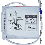 Alcarefam XXXL Blood Pressure Cuff, 9”-26” (22-66CM) Extra Large Cuff Compatible with Omron BP Monitor, Replacement XXX-Large Cuff for Adult Big ARM, with 6 Connectors