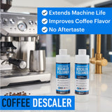 Essential Values Universal Descaling Solution for Keurig Breville Nespresso & Delonghi (4 Uses) | Coffee Machine Descaler Cleaner | Liquid To Descale Automatic Coffee Makers & Espresso Machines