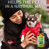 Cat UTI & Dog UTI Treatment ✿ Kidney Support for Cats ✿ Dog UTI ✿ Cat Urinary Tract Infection Treatment ✿ Kidney Support for Dogs ✿ Dog Urinary Tract Infection Treatment ✿ Made in USA ✿ 2 Oz