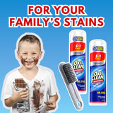 OxiClean Max Force - Laundry Stain Remover Gel Stick - 6.2 OZ + 1 Gaudum Laundry Stain Brush (2)