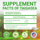 TAIGASEA - Wild Noni Pure Fruit Extract Capsules, Noni Capsules for Immune Support, Joint Support and More, Natural Noni Adaptogens Supplements with Antioxidants, 1000mg, 120 Vegetarian Capsules