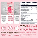 Hydrolyzed Collagen Peptides for Women 2000mg Liposomal Form Type I, II, III, V, X for Optimal Absorption - Multi Collagen Pills with Hair, Skin and Nails Vitamins, Collagen Supplements 120 Softgels