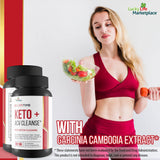 3X Lifetime Keto + ACV Cleanse - Keto Detox Cleanse for Full Body Cleansing - 90 Day Supply - Help Reduce Belly Bloat w/Psyllium Digestive Support - Promote Energy & Focus - Keto Detox Cleanser