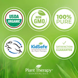 Plant Therapy KidSafe Organic Destroyer Essential Oil Blend 10 mL (1/3 oz) 100% Pure, Undiluted, Therapeutic Grade